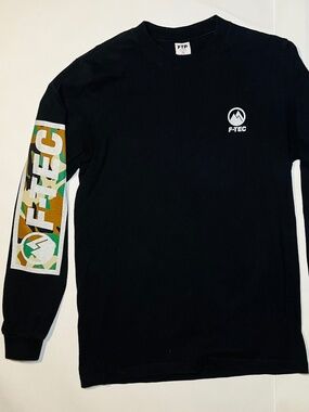 FTP F-TEC Black Long Sleeve Tee Mens M